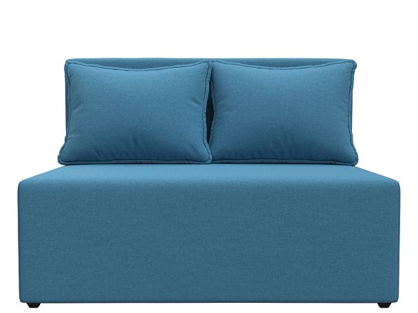 Диван прямой Лагуна Рогожка голубой - Вид 2