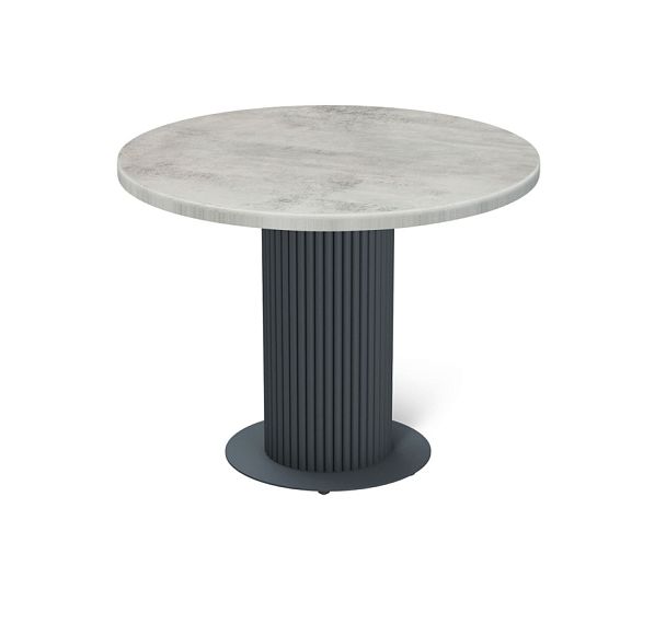 Стол Sheffilton SHT-TU69/TT 80 МДФ антрацит/бетон светлый - Вид 1