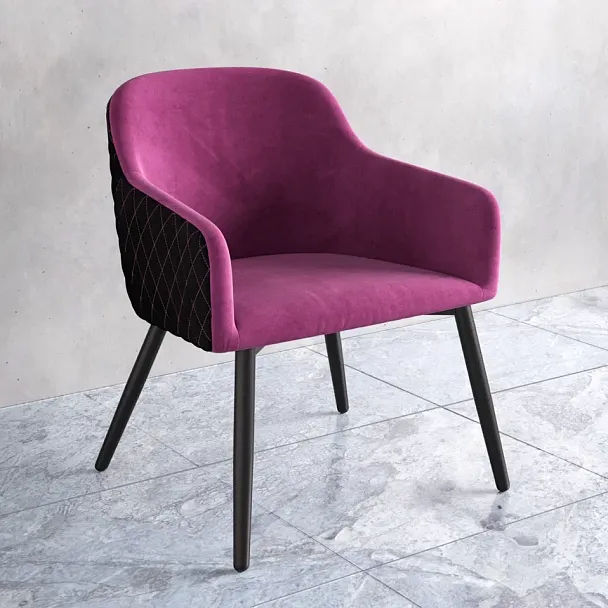 Кресло Lilu с прострочкой - Вид 3