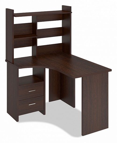 Стол компьютерный Домино Лайт СКЛ-Угл120+НКЛ-100 Венге левый - Вид 1