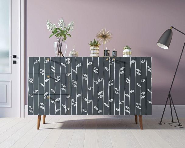 Комод Berber с двумя дверками и ящиками принт 18 арт BB17/Print_18 - Вид 4