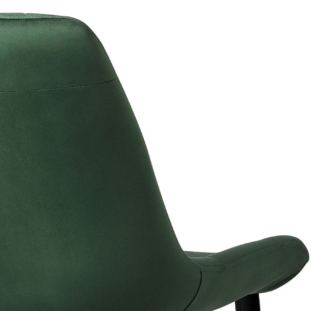 Полубарный поворотный стул Эйден, Confetti deep forest/черный - Вид 9