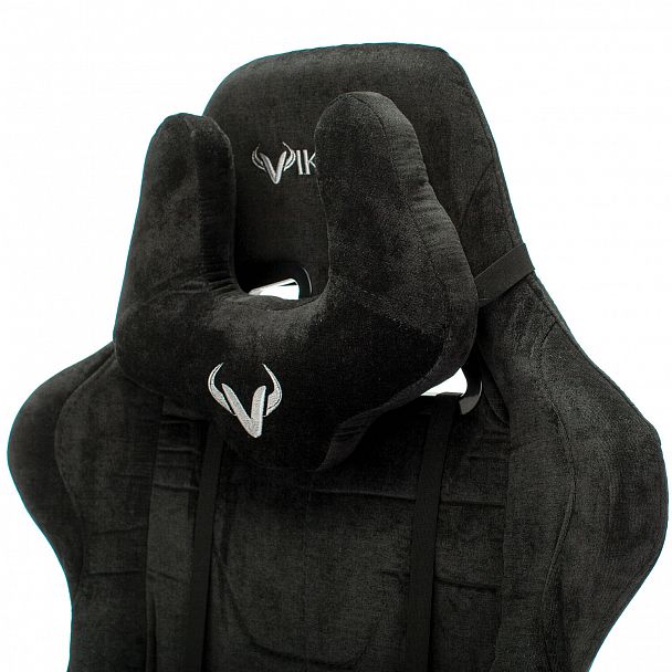 Кресло компьютерное Zombie VIKING KNIGHT, 2 подушки, ткань, черное, 1379928 - Вид 19