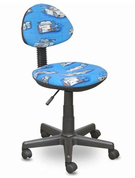 Эрго Кресло б/п машинки на синем фоне - Вид 1