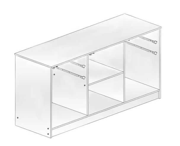 Комод " Домино" В Венге ЛДСП - Вид 3