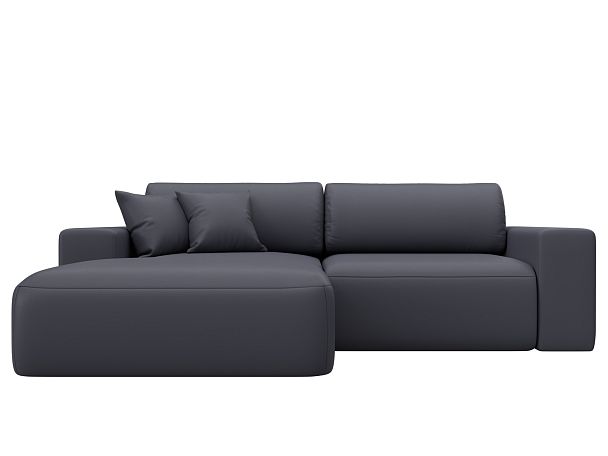 Диван угловой Лига-036 НПБ Классик левый угол Экокожа серый - Вид 2