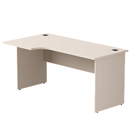 Стол эргономичный левый Everprof EVO опоры ЛДСП 1580х670(870)x755 мм Кашемир - Фото предпросмотра