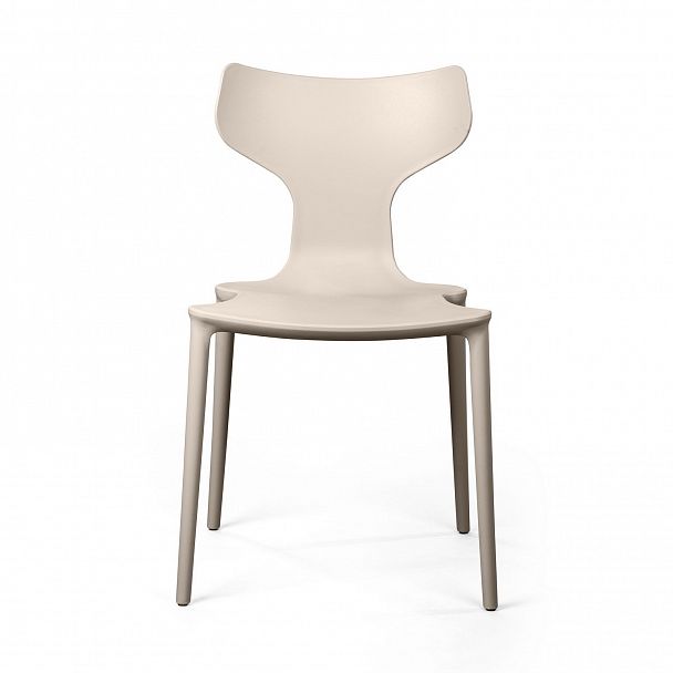 Стул Enzo, первичный пластик бежевый, стопируемый - Вид 3