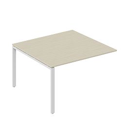 Удлинитель стола для переговоров Trend Metal 120x123,6x75 дуб феррара - Фото предпросмотра