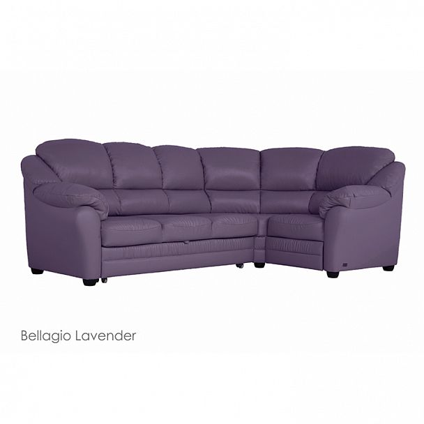 Угловой диван "Берг" в коже - Вид 5