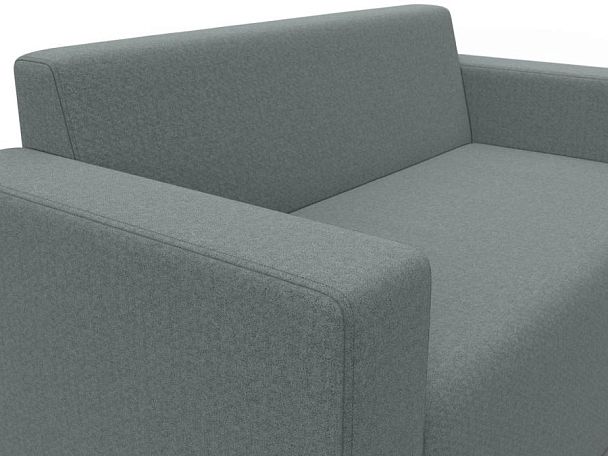 Диван прямой Лига-093 Рогожка серый - Вид 4