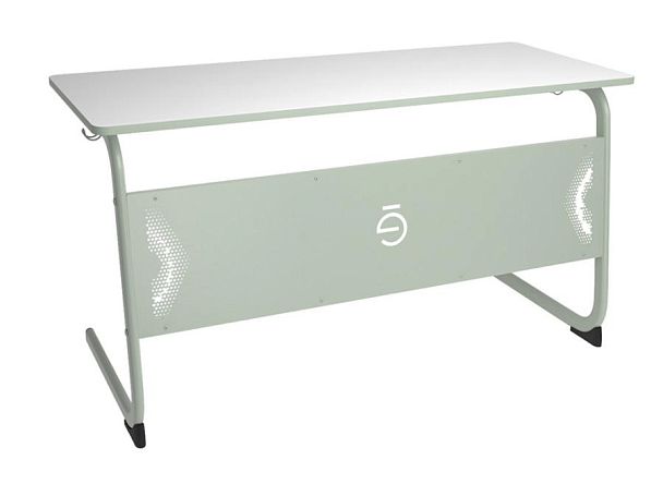 Двухместная парта Unicum ПШ6/2, нерегулируемая (пластик HPL, белый) - Вид 1