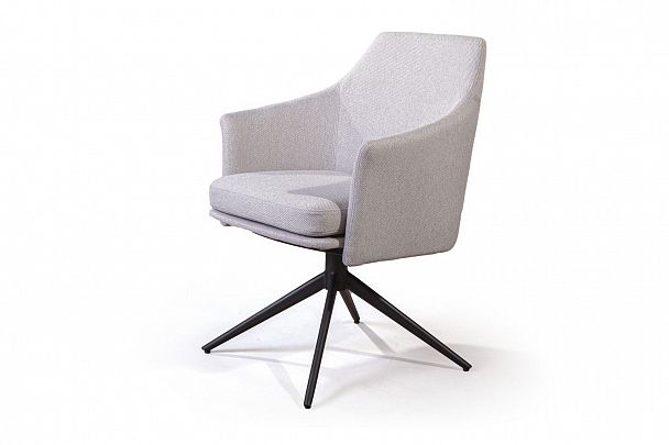 Стул Ben с подлокотниками, светло-серый - Вид 5