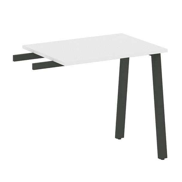 Metal System Приставной элемент на А-образном м/к БА.ПР-2 Белый/Антрацит металл 800*600*750 - Вид 1