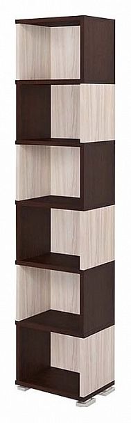 Стеллаж Домино СБ-15/6 Венге/Карамель - Вид 1