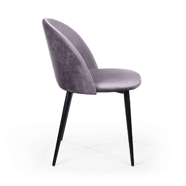 Стул Thomas, бархат светло-серый 26 - Вид 5