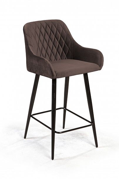 Стул полубарный Robert, бархат антрацит 14 - Вид 2