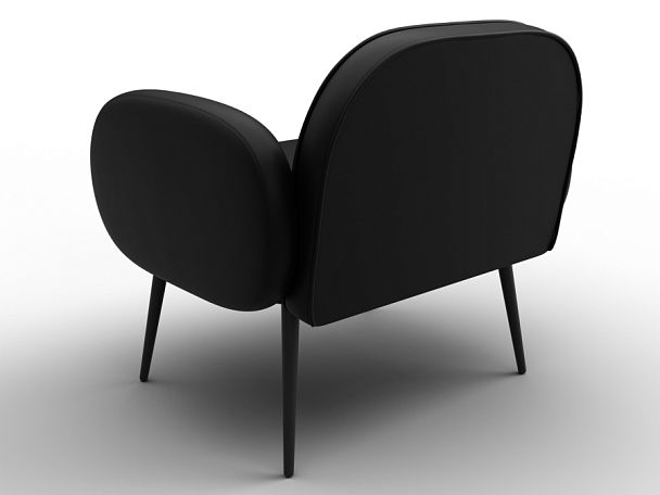 Кресло Лига-086 Экокожа черный - Вид 5