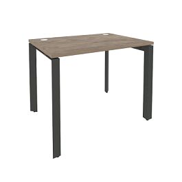 Onix Стол рабочий на П-образном м/к O.MP-SP-1.7 Тиквуд темный/Антрацит металл 980*720*750 - Фото предпросмотра