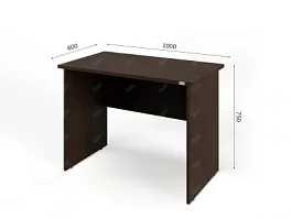 UNITY PС6-10 ВЕНГЕ Офисный стол прямоугольный Прямой 1000х600х750 - Фото предпросмотра
