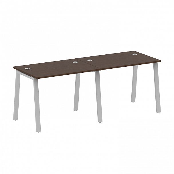 Рабочая станция "Metal System" БА.СМ-2.1 венге/серый - Вид 1