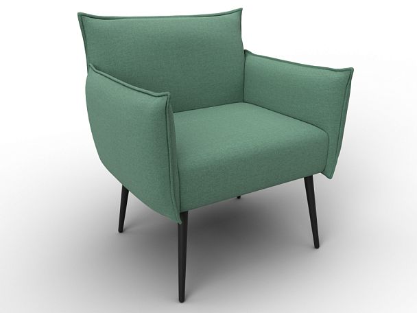 Кресло Лига-083 Рогожка зеленый - Вид 6