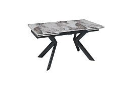 Стол раскладной Bridge (120+30+30), керамика глянцевая Pandora - Фото предпросмотра