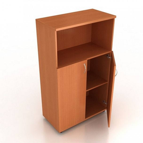 Шкаф с нишей Менеджер Ш-03+ДШК-02 орех - Вид 4