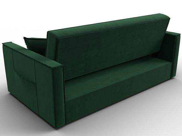 Диван прямой Лига-104 (160) Велюр зеленый - Вид 5