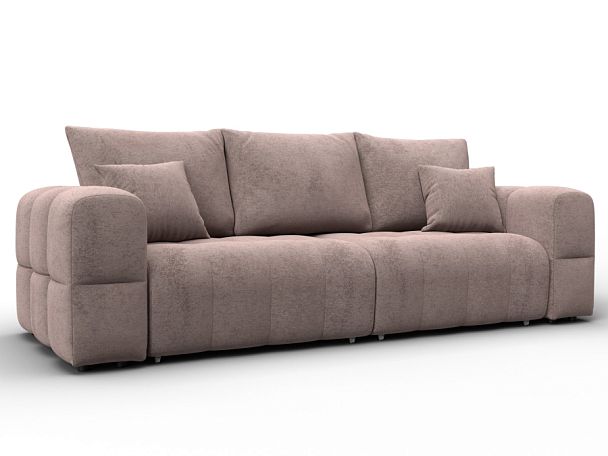 Диван прямой Лига-110 НПБ Велюр бежевый - Вид 1