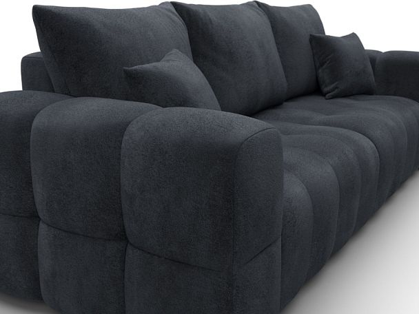 Диван прямой Лига-110 НПБ Велюр серый - Вид 4