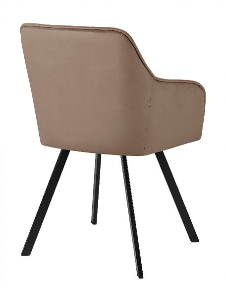 Комплект кресел поворотных Мони, Confetti latte/черный, 2 шт. - Вид 5