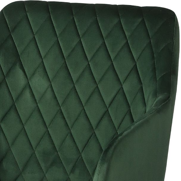 Полубарное поворотное кресло Барли К, Confetti deep forest/черный - Вид 7