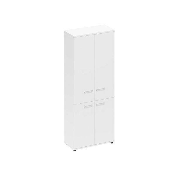 Шкаф для документов закрытый 4-х дверный Elevo А1 9373 БП белый премиум - Вид 1