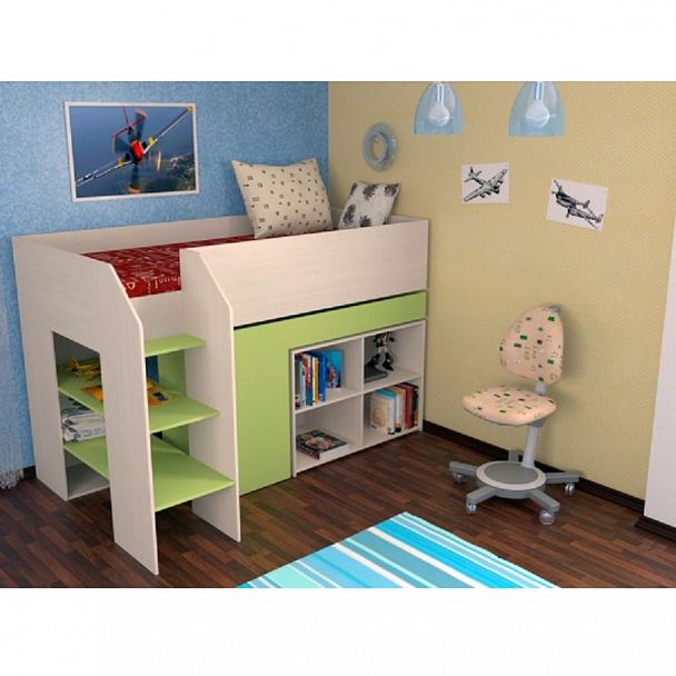 Кровать-чердак "Теремок-2" - Вид 1