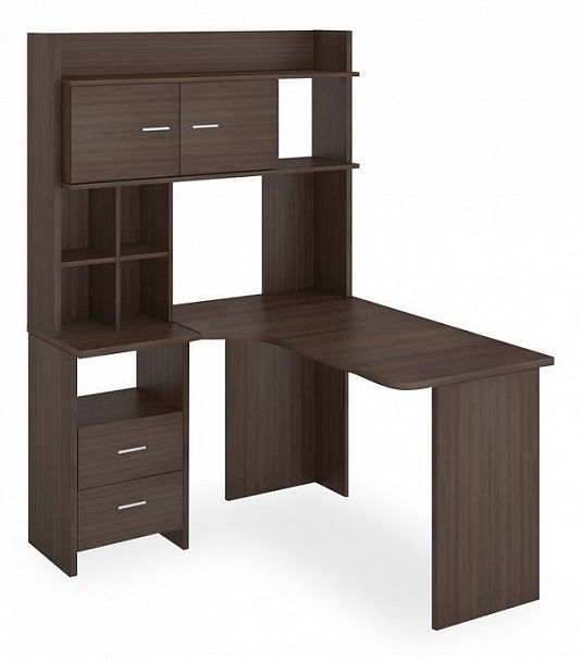 Стол компьютерный Домино Lite СКЛ-Угл130+НКЛХ-120 Шамони левый - Вид 1