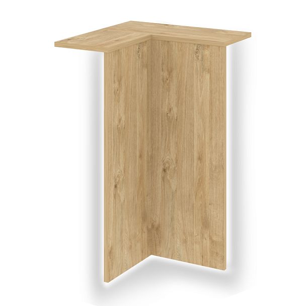 Колонна угловая внутренняя с подсветкой "Onix" О.R-KU.VNU.S тиквуд светлый - Вид 1