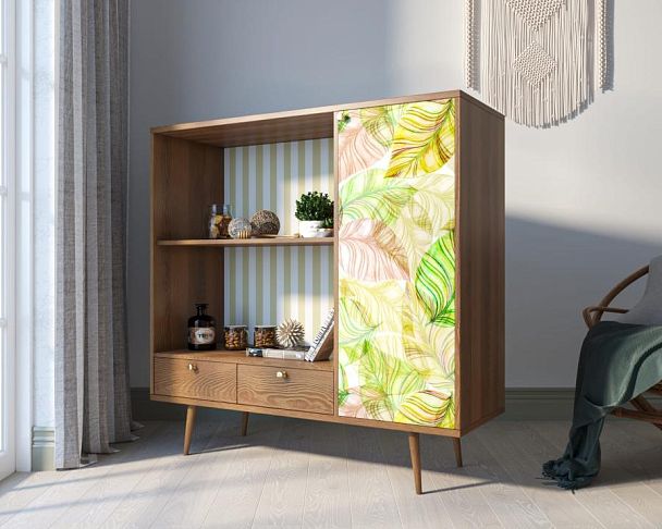 Стеллаж с нишей Berber принт 29 арт BB28/Print_29 - Вид 3