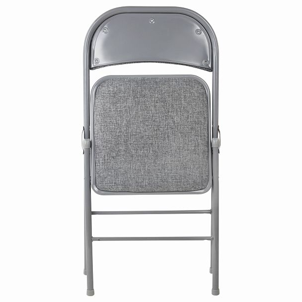 Стул складной BRABIX "Golf Plus CF-003 КОМФОР"Т, серый каркас, серая ткань, 532890 - Вид 9