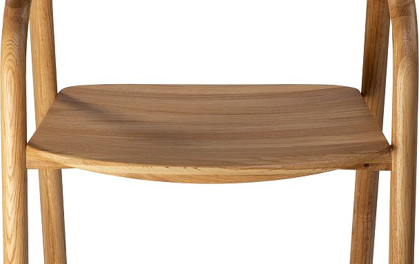 Кресло деревянное из массива дуба Соул Дуб светлый - Вид 15