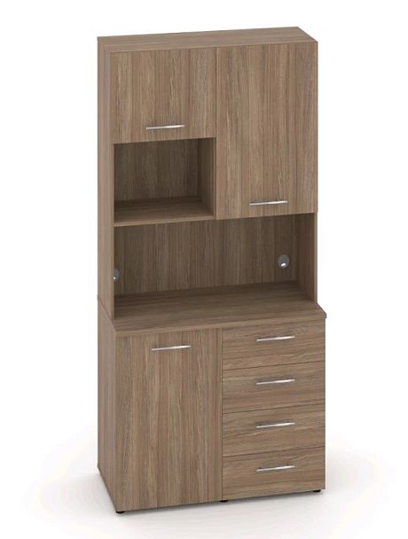 FIT Вариант № 4 MN-004 1200*600/420*2175/2178 Дуб Аризона Кухни  без цвета - Вид 1