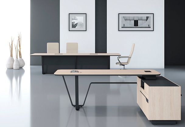 Шкаф СФ-574203 Дуб серый/Черный графит 464х430х2100 LINE - Вид 3