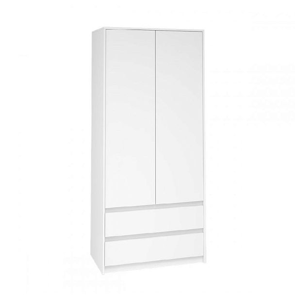 мс Айден ШК06-900 белый ЛДСП/белый ЛДСП - Вид 1