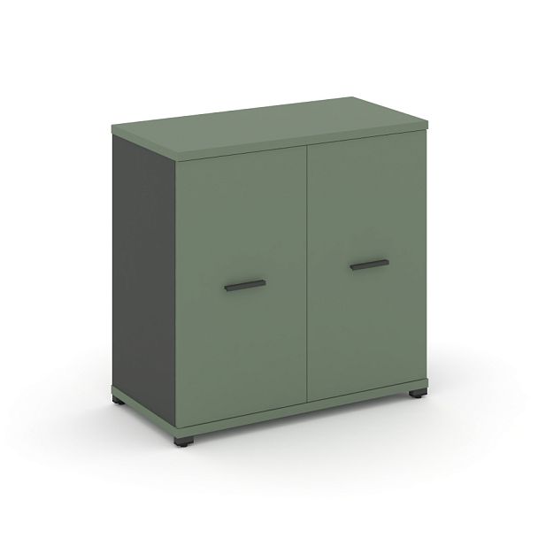 Concept Шкаф 1 широкая секция, 2 ниши CN.STS.E-213 A Кобо/Антрацит/Металл Антрацит 836*420*818 - Вид 1