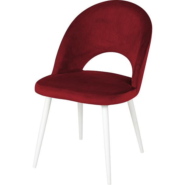 Комплект кухонных стульев Рэди бордовый велюр/белый, 4 шт. - Вид 1