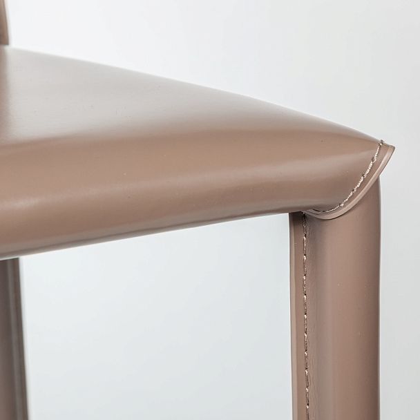 Стул полубарный Austin, кожа капучино - Вид 9