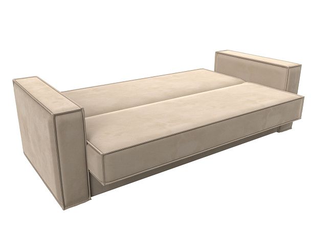 Диван-книжка Куба Велюр бежевый - Вид 7