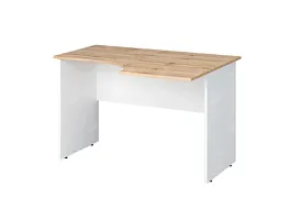 TANDEM RTD012-120R-V Стол эргономичный правый 1200х900х750 Вотан/Белый - Фото предпросмотра