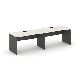 Стайл Проджект Рабочая станция 1 сторон. SN-D.ORS-003 Дуб Наварра/Антрацит NEW/Черная Заглушка 2760* - Фото предпросмотра