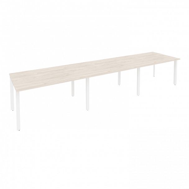 Стол переговорный "Onix" O.MP-PRG-3.3 денвер светлый/белый - Вид 1